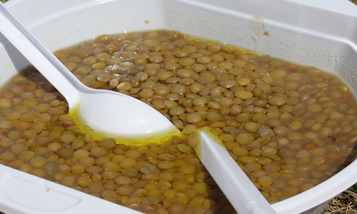 Plato de lentejas